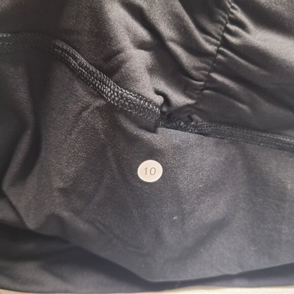 Lululemon Athletic Skort Gray Cinch Stretch Mini Sports Swim Tennis Womens 10 - Picture 4 of 9